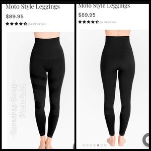 Belly Bandit postpartum moto leggings size Small